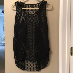 ☀️(3 for $15) NWOT Mossimo Sheer High Low Tank